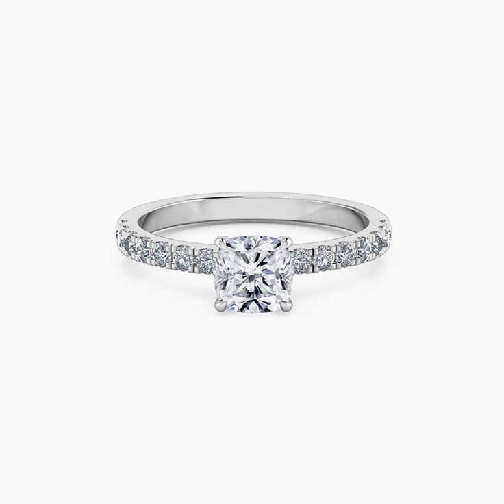 1 carat lab created diamond ring