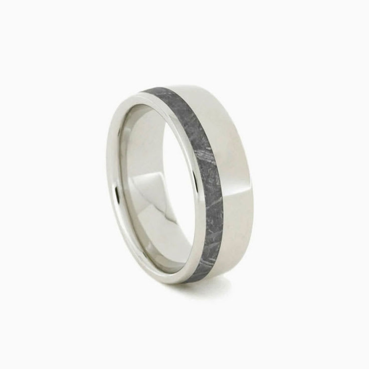 Meteorite and platinum band