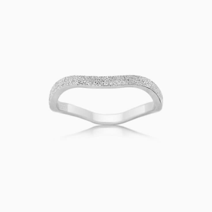 wish bone plain ring