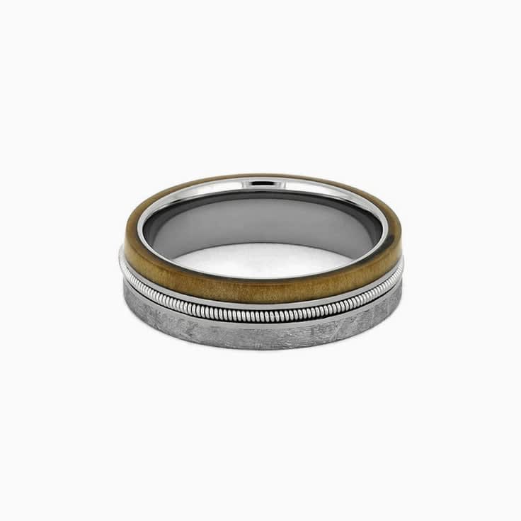 Meteorite And Guitar String Mens Band