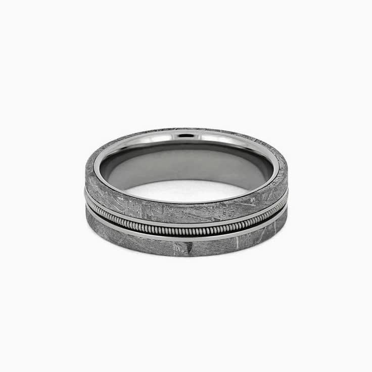 Meteorite Band with Guitar string