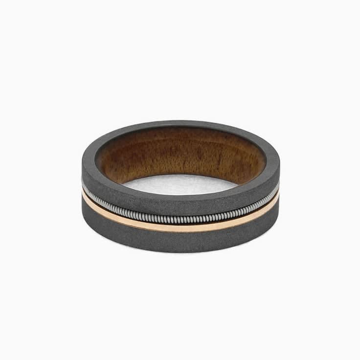 Guitar string with gold and Tantalum