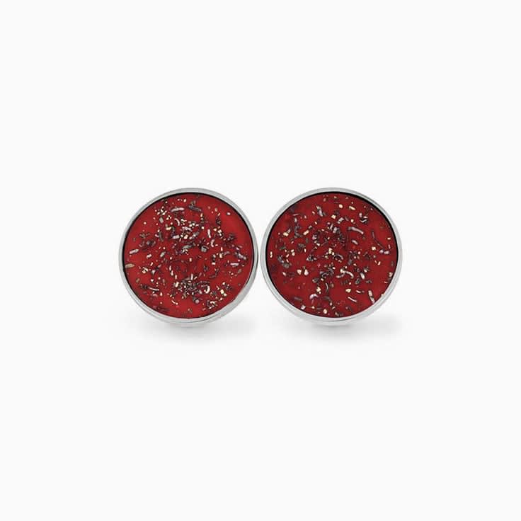Red Stardust Cufflinks