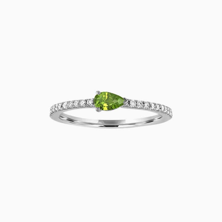 Petite Peridot ring