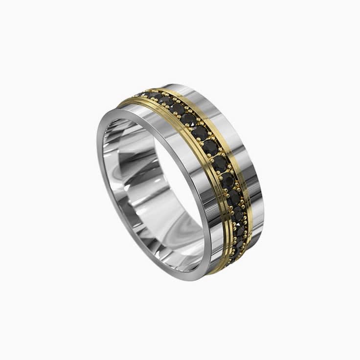 mens diamond wedding ring 7094