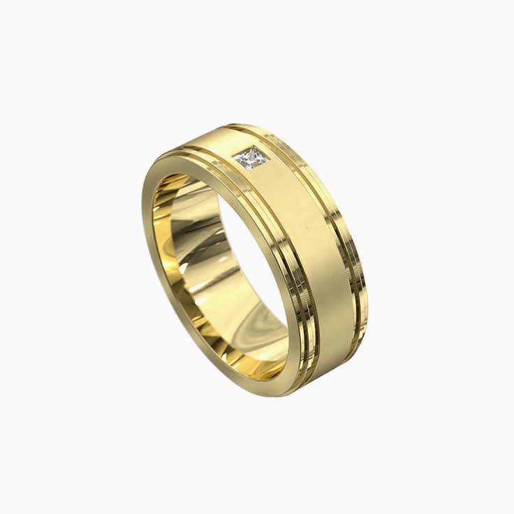 Mens Diamond wedding ring 7032