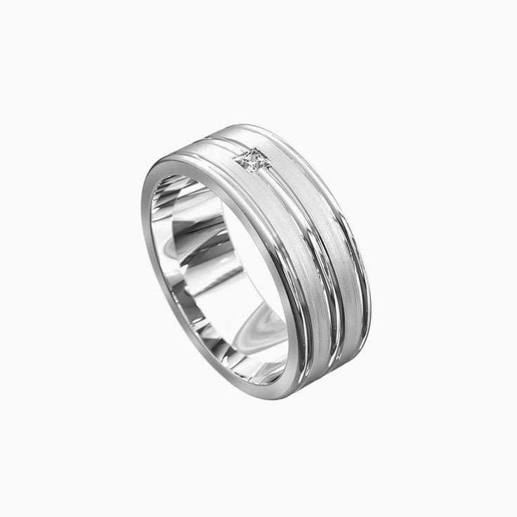 Mens diamond wedding ring 7010
