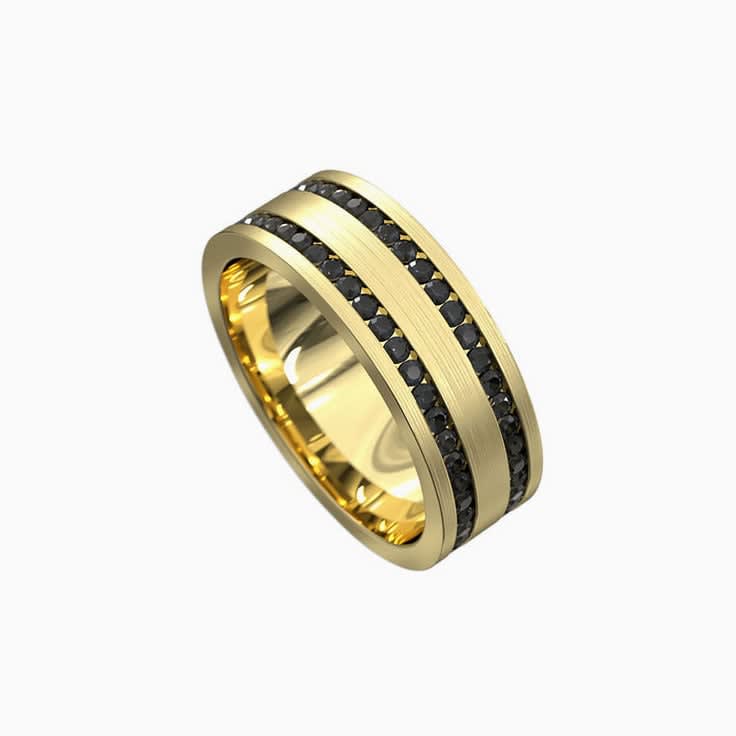 Black Diamond mens ring 7054