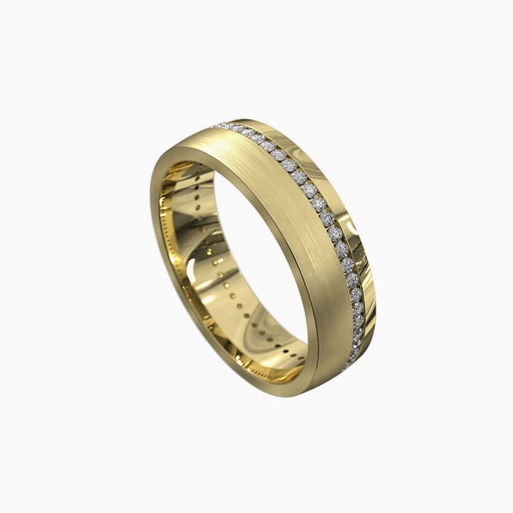 Side set diamond ring 7072