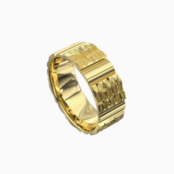 mens wedding ring 5027