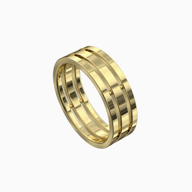 Mens wedding ring 6034