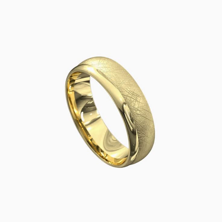 Mens Patterned ring 5052