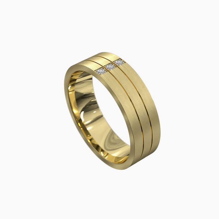 Diamond mens ring 7028