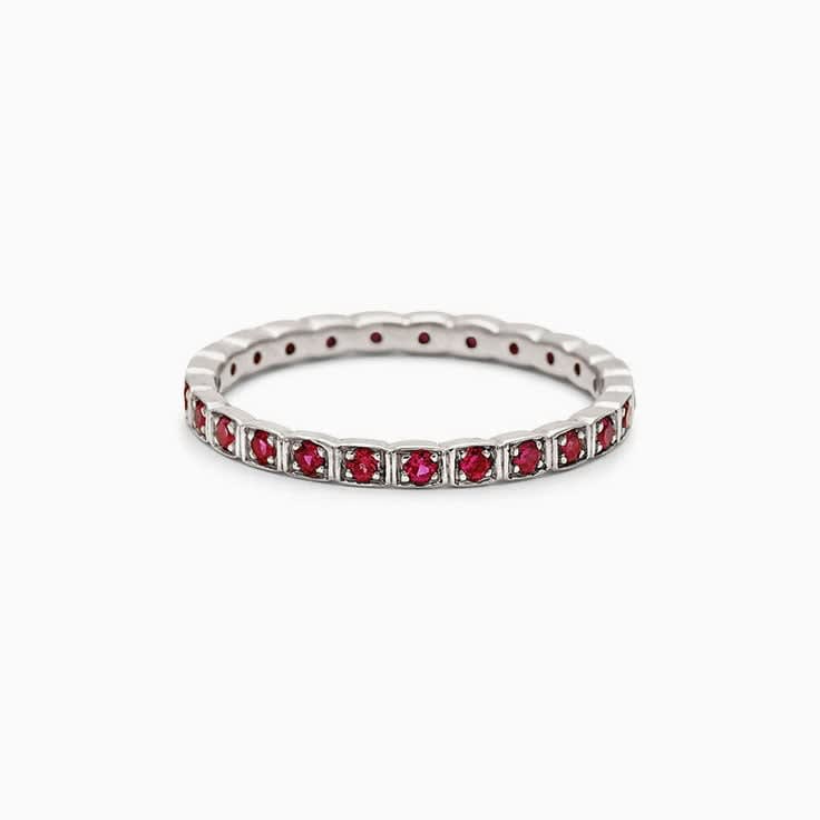 Rubies eternity band