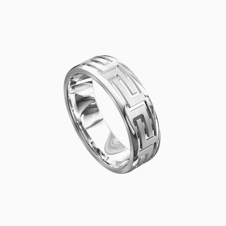 Grooved wedding ring 5010