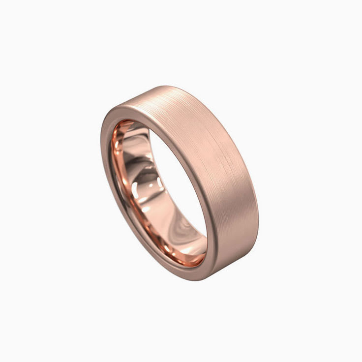Classic brushed mens ring 3033