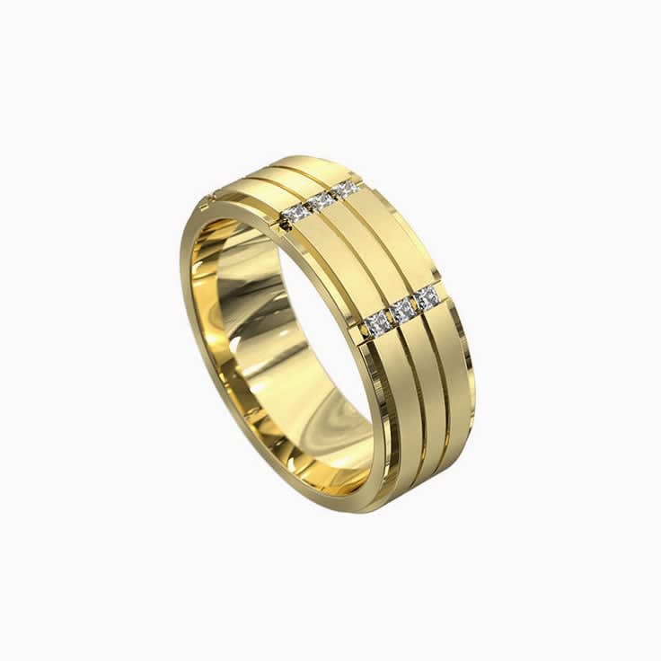 mens diamond band 7040
