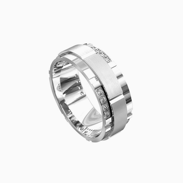mens diamond band 7048