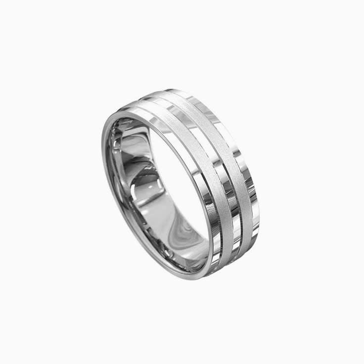 Mens wedding band 3019
