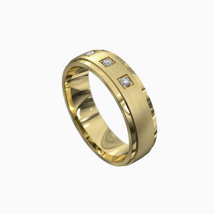 mens wedding band 7056