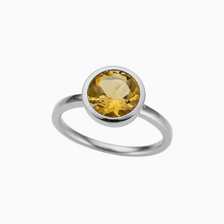 Citrine Ladies Ring