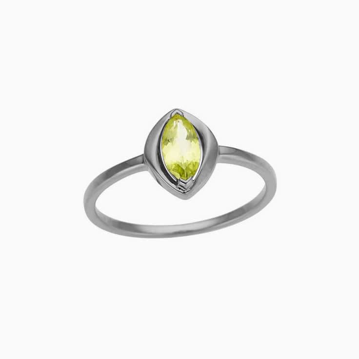 Peridot Marquise Ladies Ring