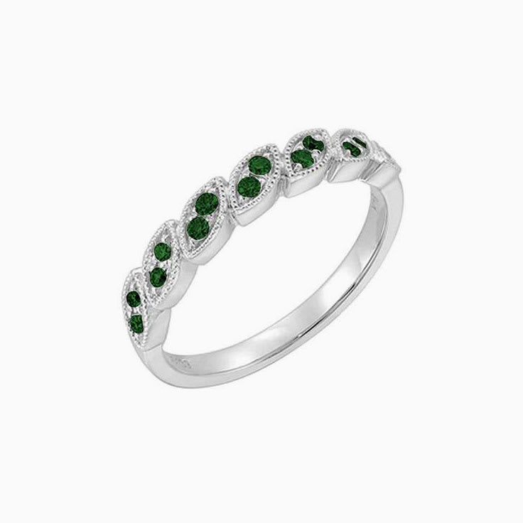 Marquise Shape Emerald ring