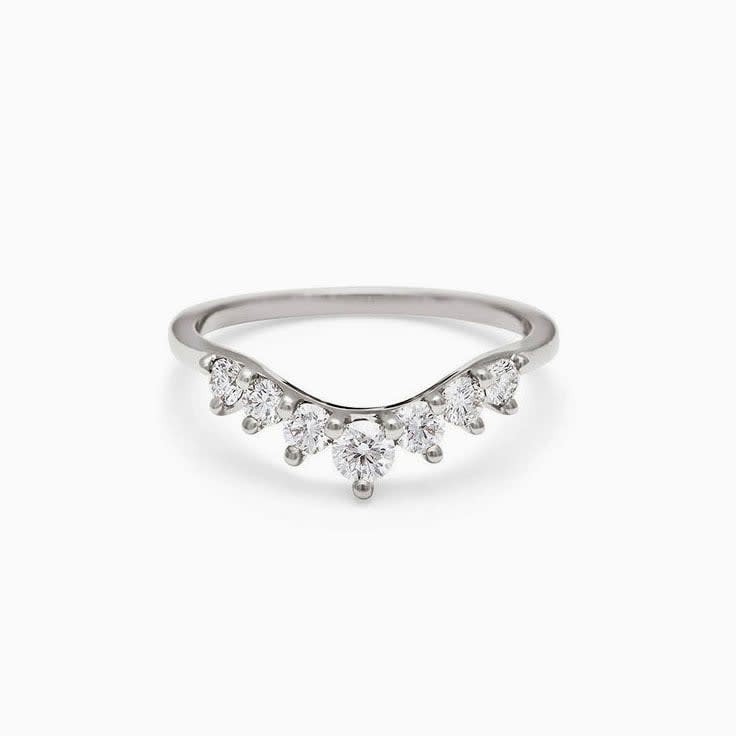 Tiara wedding band