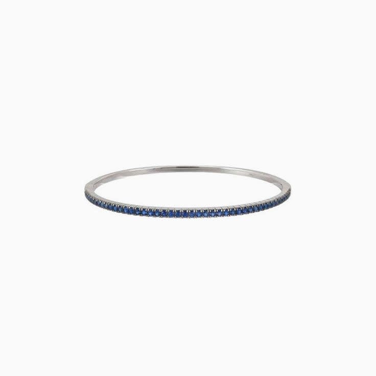 Blue sapphire bangle