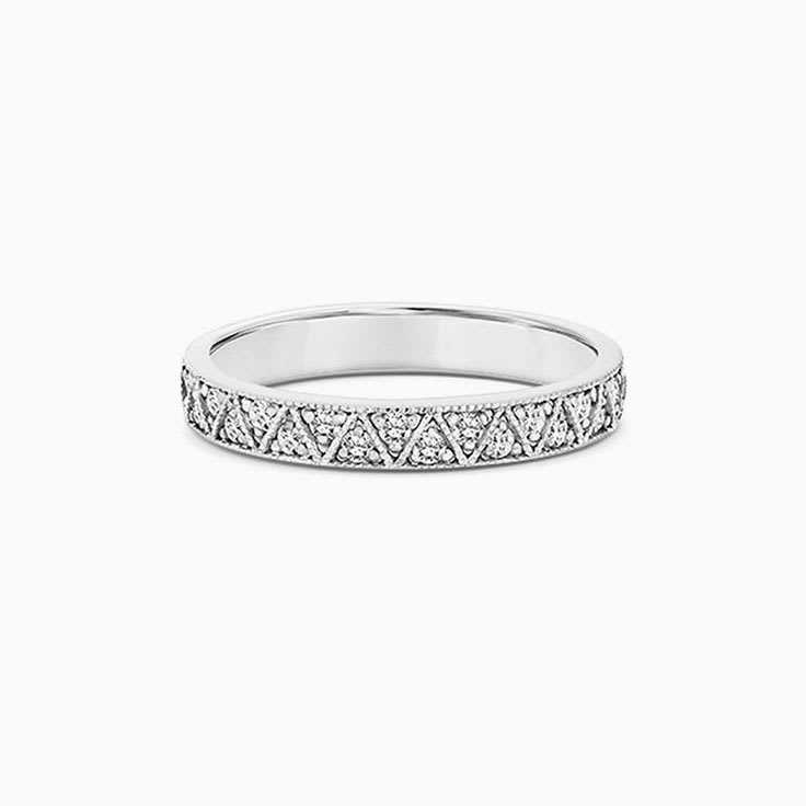 Diamond Milgrain Ring 759B00