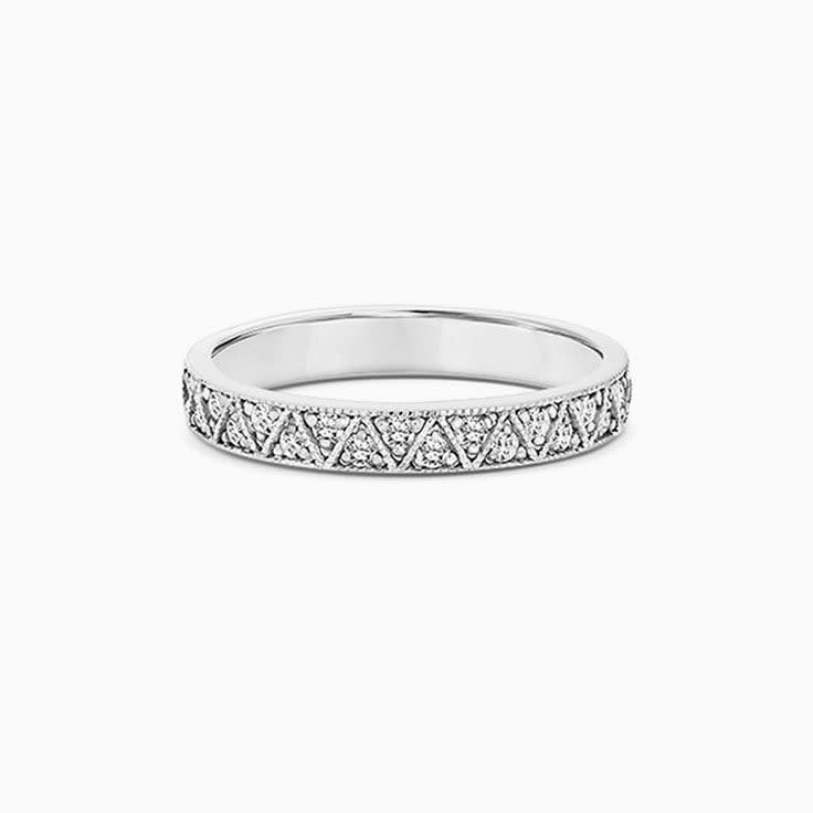 Diamond Milgrain Ring 759B00