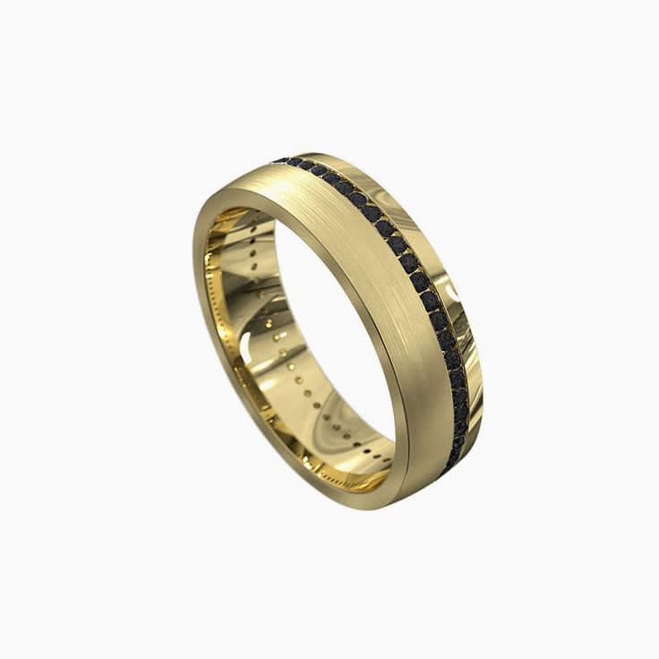 Black Diamonds Mens Ring
