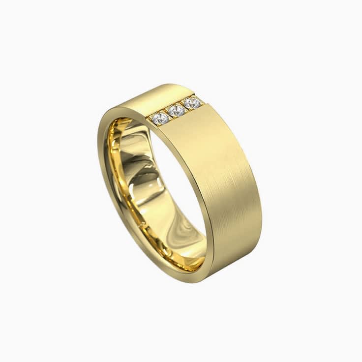 Mens Classic Diamond Ring