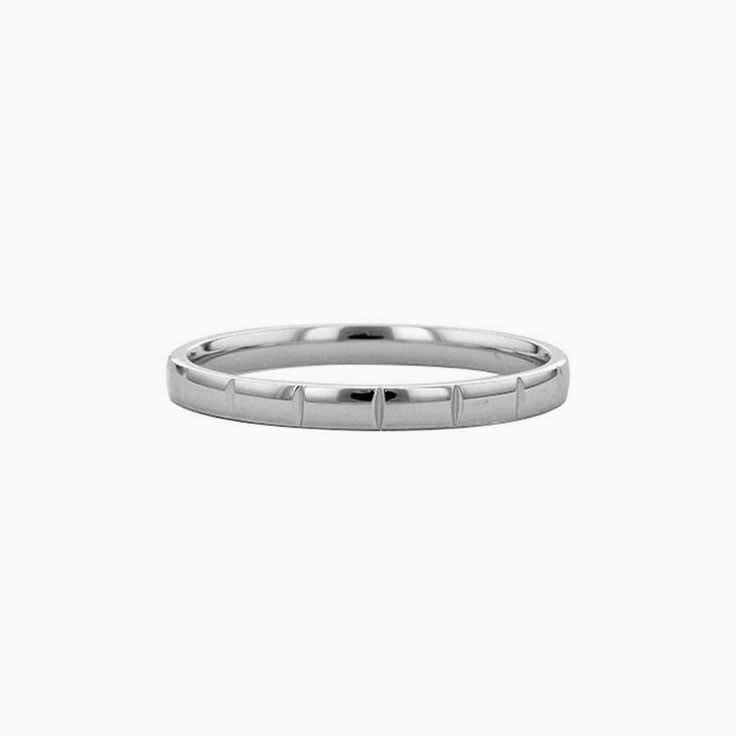 Grooved Ladies Ring