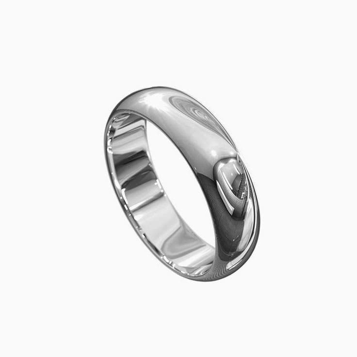 Solid Mens Classic Ring