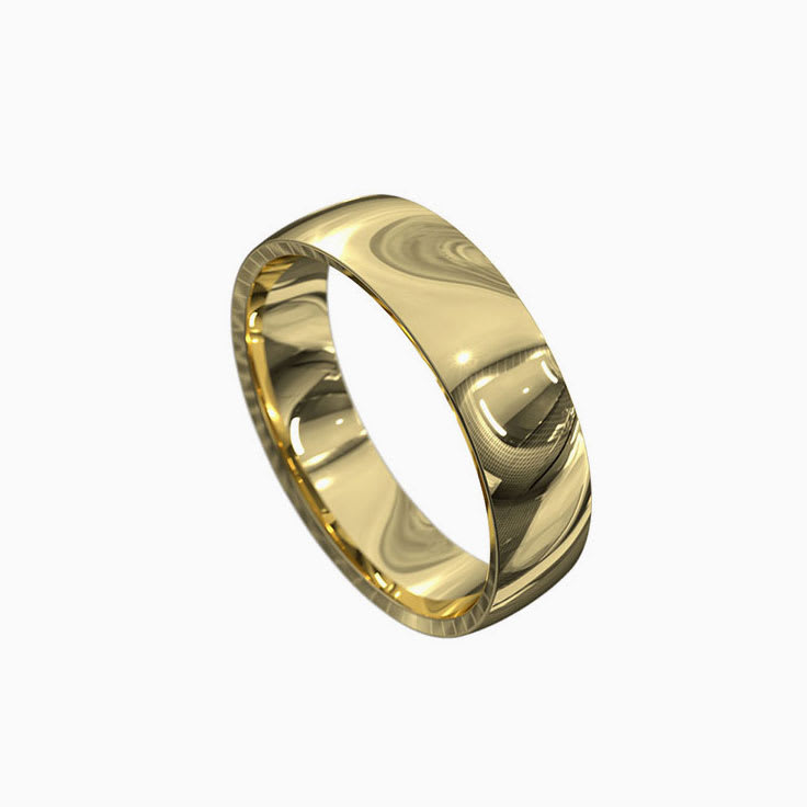Mens Classic Polished Band