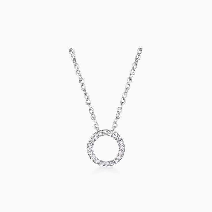 Round Diamond Eternity Necklace