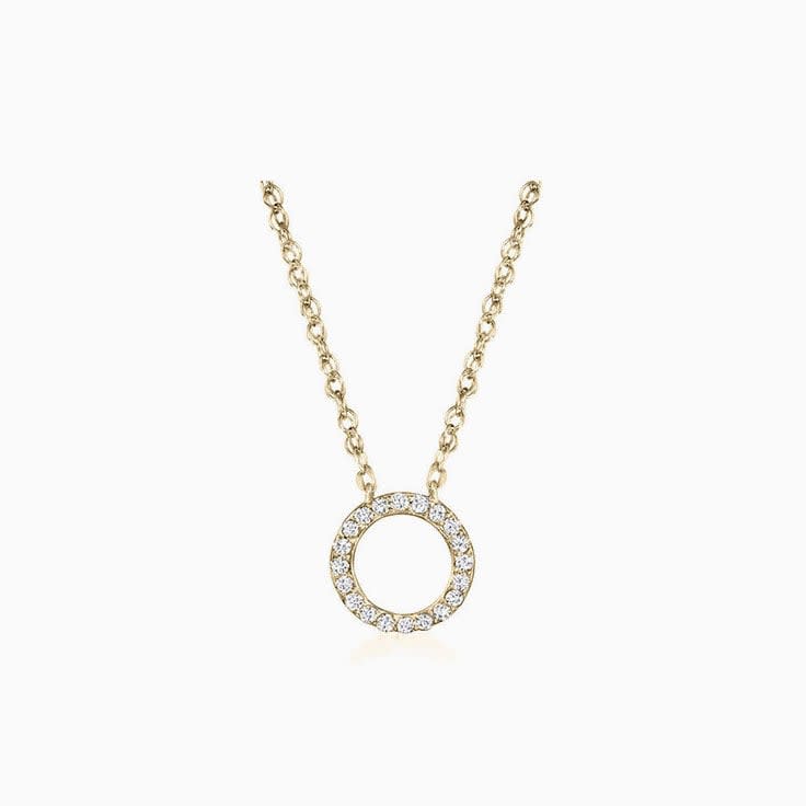 Round Diamond Eternity Necklace