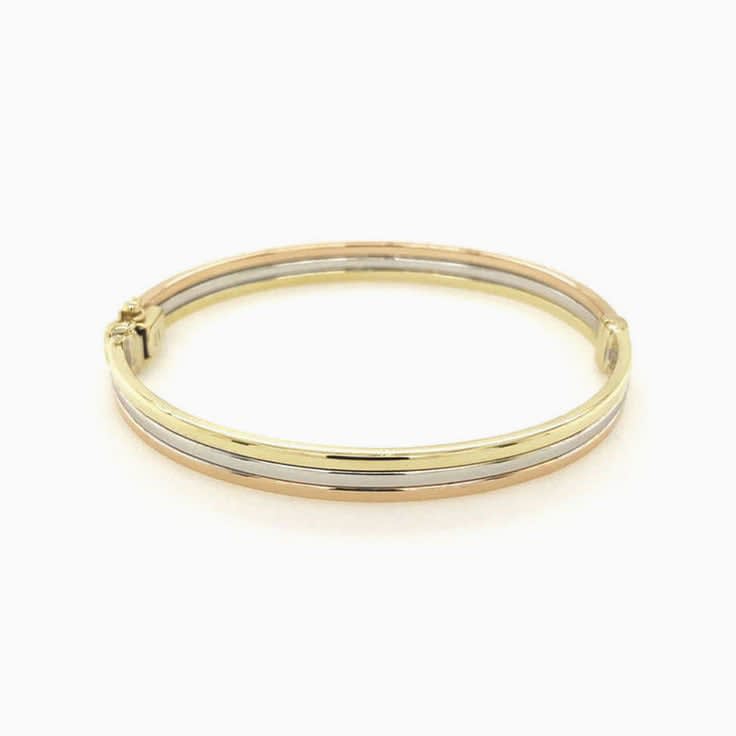 Italian Triple Tone Bangle
