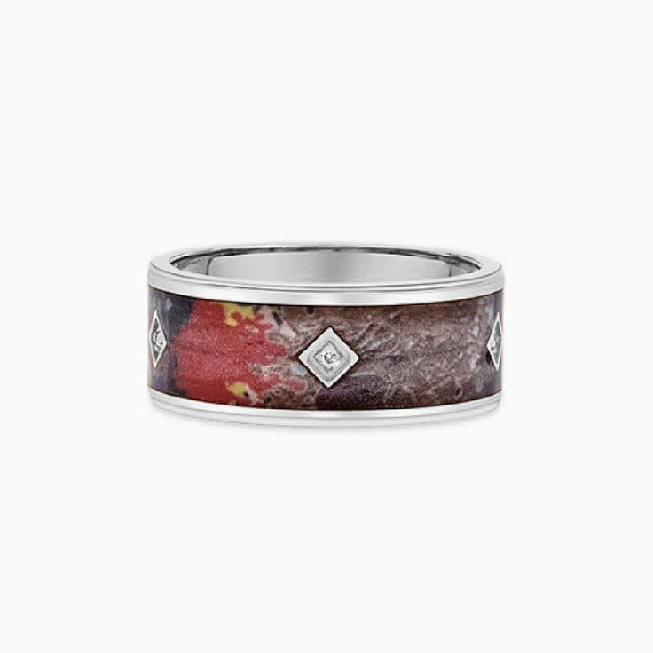 Unique Ceramic Gold Ring