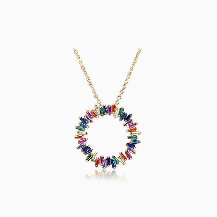 Rainbow Circle Pendant