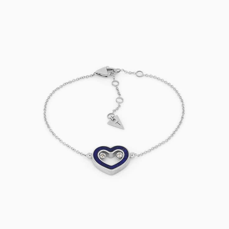 Lapis Lazuli And Diamond Bracelet