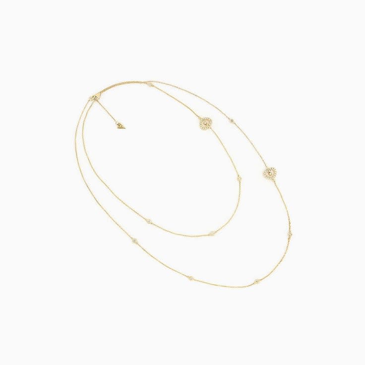 Diamond and Gold Heart Necklace