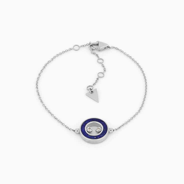 Blue Lapis Lazuli And Diamond Bracelet