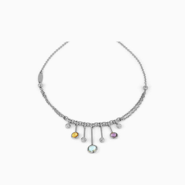 Briolette Gemstone Necklace