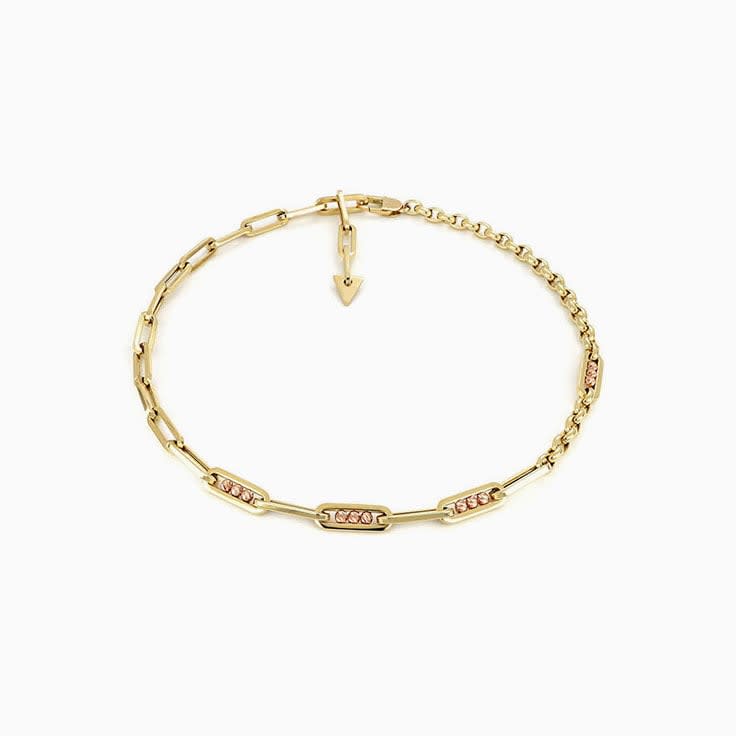 Gold Necklace With Small Spheres