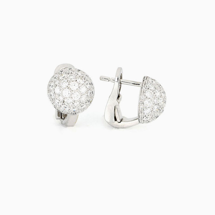 White Gold Diamond Studs