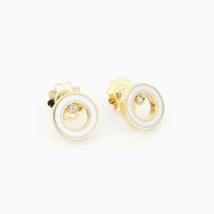 Circle enamel Studs