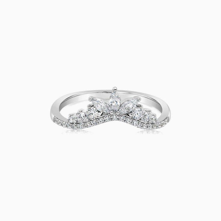 Marquise Diamond Tiara Ring