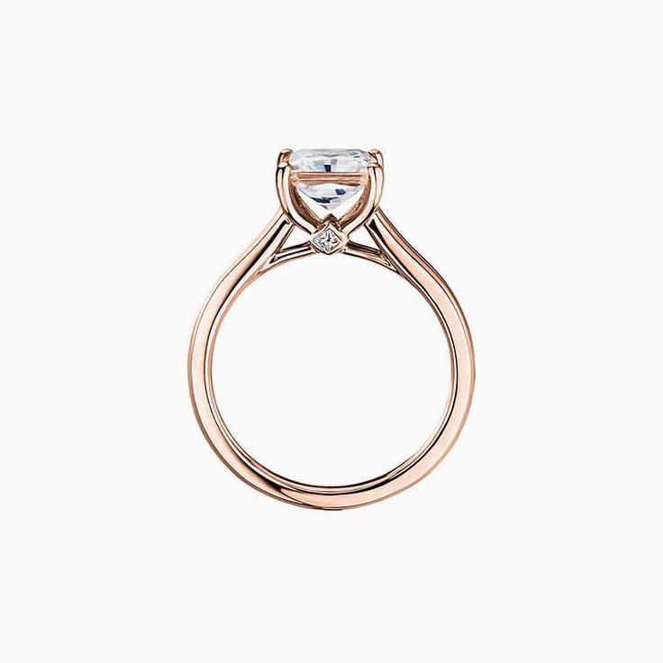 Princess Cut lab Diamond Engagement Band